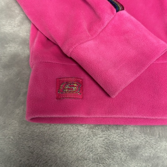 Skechers - long sleeve Velour hooded Jacket. Size 2 - Picture 2 of 6